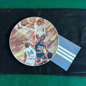 Avon Moments of Victory Basketball Plate – 1985 Ray Cara Signed Vintage Decor